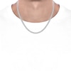 Thumbnail Image 4 of Men's KAY Lab-Grown Diamonds Tennis Necklace 8 ct tw 10K White Gold 20&quot;