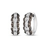 Thumbnail Image 1 of Le Vian Diamond Hoop Earrings 1-1/6 ct tw Platinum