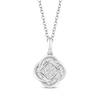 Thumbnail Image 1 of Hallmark Diamonds One Love Swirl Necklace 3/8 ct tw Sterling SIlver 18&quot;