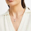 Thumbnail Image 2 of Hallmark Diamonds One Love Swirl Necklace 3/8 ct tw Sterling SIlver 18&quot;