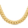 Thumbnail Image 1 of Miami Cuban Curb Chain Necklace 9.24mm Solid 10K Yellow Gold 24&quot;