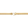 Thumbnail Image 3 of Miami Cuban Curb Chain Necklace 6.93mm Solid 10K Yellow Gold 22&quot;