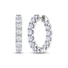 Thumbnail Image 1 of THE LEO Diamond Inside-Out Hoop Earrings 3 ct tw 14K White Gold