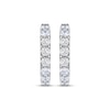 Thumbnail Image 2 of THE LEO Diamond Inside-Out Hoop Earrings 3 ct tw 14K White Gold