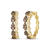 Thumbnail Image 1 of Le Vian Venetian Mosaic Diamond Hoop Earrings 5/8 ct tw 14K Honey Gold