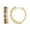 Thumbnail Image 3 of Le Vian Venetian Mosaic Diamond Hoop Earrings 5/8 ct tw 14K Honey Gold