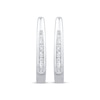 Thumbnail Image 2 of Channel-Set Diamond Oval Hoop Earrings 1/10 ct tw 10K White Gold