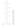 Thumbnail Image 4 of Linked Always Diamond Chain Link Drop Earrings 1/2 ct tw 10K White Gold