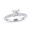 Thumbnail Image 1 of THE LEO Legacy Lab-Grown Diamond Princess-Cut Engagement Ring 1-3/8 ct tw 14K White Gold