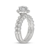 Thumbnail Image 2 of Neil Lane Artistry Heritage Round-Cut Lab-Grown Diamond Halo Bridal Set 1-5/8 ct tw 14K White Gold