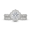 Thumbnail Image 3 of Neil Lane Artistry Heritage Round-Cut Lab-Grown Diamond Halo Bridal Set 1-5/8 ct tw 14K White Gold