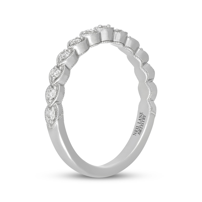 Main Image 2 of Neil Lane Artistry Heritage Lab-Grown Diamond Wedding Band 1/4 ct tw 14K White Gold