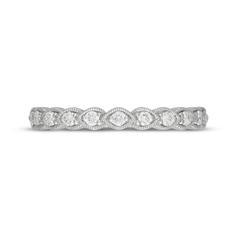 Main Image 3 of Neil Lane Artistry Heritage Lab-Grown Diamond Wedding Band 1/4 ct tw 14K White Gold