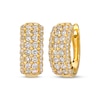 Thumbnail Image 1 of Le Vian Diamond Four-Row Hoop Earrings 1-1/2 ct tw 14K Honey Gold