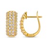 Thumbnail Image 3 of Le Vian Diamond Four-Row Hoop Earrings 1-1/2 ct tw 14K Honey Gold