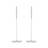 Thumbnail Image 3 of Diamond Huggie Hoop Cuff Earrings 1/4 ct tw 10K White Gold