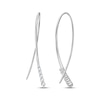 Thumbnail Image 1 of Diamond Threader Earrings 1/2 ct tw 10K White Gold