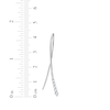 Thumbnail Image 4 of Diamond Threader Earrings 1/2 ct tw 10K White Gold