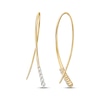 Thumbnail Image 1 of Diamond Threader Earrings 1/2 ct tw 10K Yellow Gold