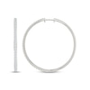 Thumbnail Image 3 of Diamond Hoop Earrings 2 ct tw 10K White Gold