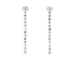 KAY Lab-Grown Diamonds Drop Earrings 1-1/4 ct tw 14K White Gold