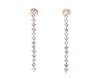 Thumbnail Image 1 of KAY Lab-Grown Diamonds Drop Earrings 1-1/4 ct tw 14K Rose Gold