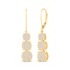 Thumbnail Image 1 of Multi-Diamond Graduated Drop Earrings 1 ct tw 10K Yellow Gold