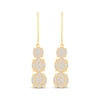 Thumbnail Image 2 of Multi-Diamond Graduated Drop Earrings 1 ct tw 10K Yellow Gold
