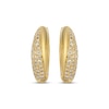 Thumbnail Image 2 of Le Vian Diamond Domed Hoop Earrings 1/2 ct tw 14K Honey Gold