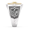 Thumbnail Image 3 of True Fans Atlanta Falcons Championship Ring Sterling Silver & 10K Yellow Gold Ring