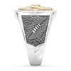 Thumbnail Image 4 of True Fans Atlanta Falcons Championship Ring Sterling Silver & 10K Yellow Gold Ring