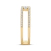 Thumbnail Image 2 of STUDIO BY KAY Diamond Paperclip Ring 1/5 ct tw 10K Yellow Gold