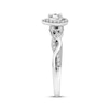Thumbnail Image 2 of Now + Forever Pear-Shaped Diamond Halo Engagement Ring 1/3 ct tw 14K White Gold