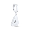 Thumbnail Image 2 of Charmed Memories Number 4 Charm Sterling Silver