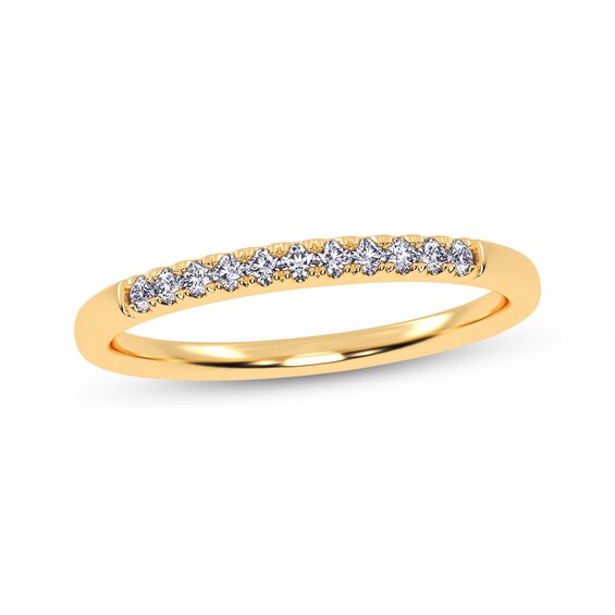 Now + Forever Diamond Anniversary Ring 1/10 ct tw 10K Yellow Gold