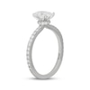 Thumbnail Image 2 of Neil Lane Artistry Oval-Cut Lab-Grown Diamond Hidden Halo Engagement Ring 1-1/3 ct tw 14K White Gold