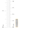 Thumbnail Image 5 of Men's Two-Row Diamond Huggie Hoop Earrings 1/3 ct tw 10K Yellow Gold