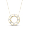 Thumbnail Image 1 of Diamond Circle Necklace 1/6 ct tw 10K Yellow Gold 18&quot;