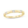 Thumbnail Image 1 of Now + Forever Diamond Station Anniversary Ring 1/4 ct tw 10K Yellow Gold