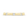 Thumbnail Image 3 of Now + Forever Diamond Station Anniversary Ring 1/4 ct tw 10K Yellow Gold