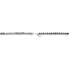 Thumbnail Image 3 of Marquise-Cut Amethyst Tennis Necklace Sterling Silver 18"