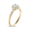 Thumbnail Image 2 of Now + Forever Round-Cut Diamond Halo Engagement Ring 3/4 ct tw 14K Yellow Gold