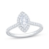 Thumbnail Image 1 of KAY Signature Collection Marquise-Cut Lab-Grown Diamond Halo Engagement Ring 3/4 ct tw 14K White Gold
