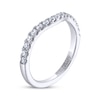 Thumbnail Image 2 of THE LEO Legacy Lab-Grown Diamond Round-Cut Wedding Band 1/3 ct tw 14K White Gold
