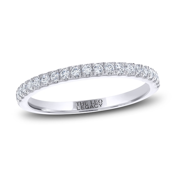 THE LEO Legacy Lab-Grown Diamond Wedding Band 1/4 ct tw 14K White Gold