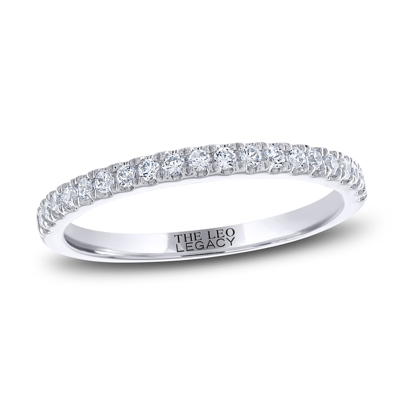 Main Image 1 of THE LEO Legacy Lab-Grown Diamond Wedding Band 1/4 ct tw 14K White Gold