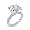 Thumbnail Image 2 of Now + Forever Lab-Grown Diamonds Round-Cut Engagement Ring 8-1/2 ct tw 14K White Gold