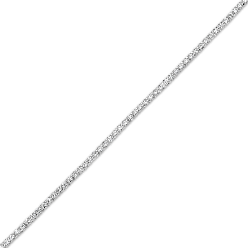 Main Image 2 of Men's KAY Lab-Grown Diamonds Tennis Bracelet 6 ct tw 10K White Gold 8.5