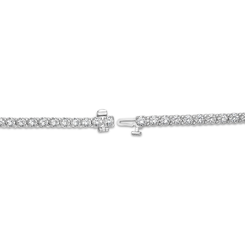 Main Image 3 of Men's KAY Lab-Grown Diamonds Tennis Bracelet 6 ct tw 10K White Gold 8.5