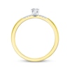 Thumbnail Image 3 of KAY Lab-Grown Diamond Marquise-Cut Promise Ring 1/6 ct tw 10K Yellow Gold